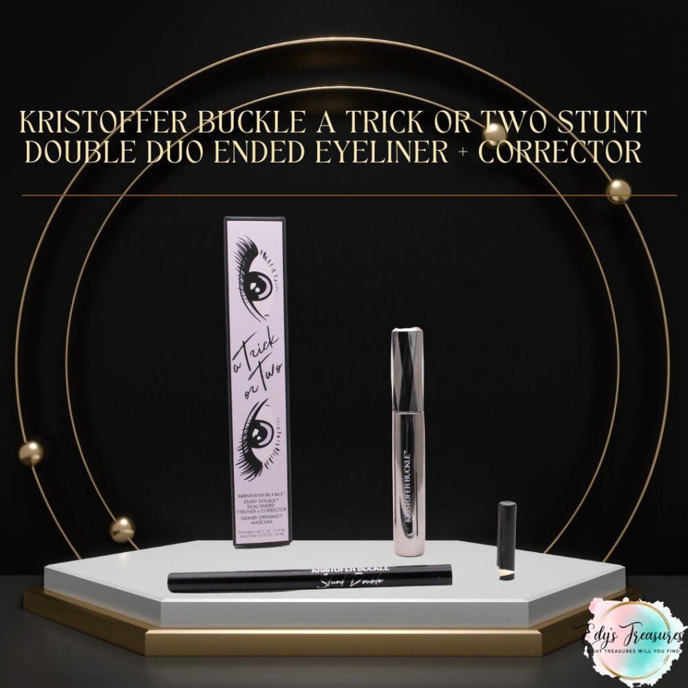 New Kristoffer Buckle TWO Stunt Double Duo Ended Eyeliner + Corrector